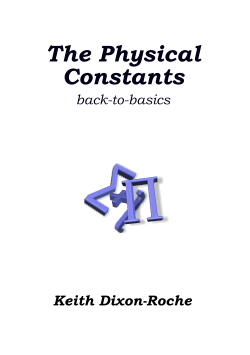Cover of publication The Physical Constants