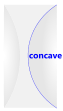 A concave optical lens