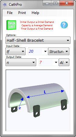 Cathodic protection calculator