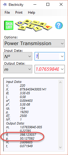 Power transmission through a light bulb