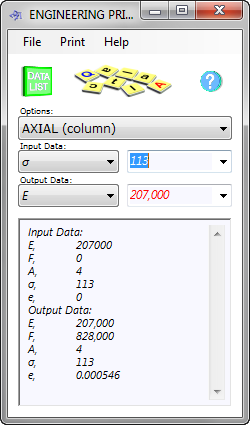 Engineering basics calculator