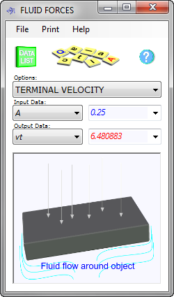 Fluid forces calculator