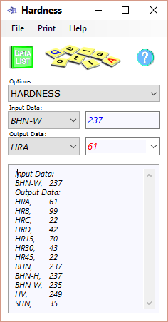 Hardness Conversion Chart Hv To Hrb