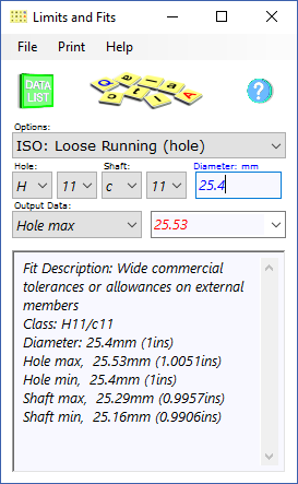 Machining tolerance calculator