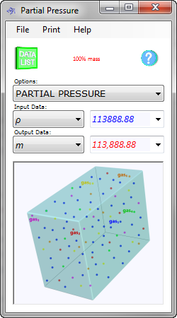 Partial pressure calculator