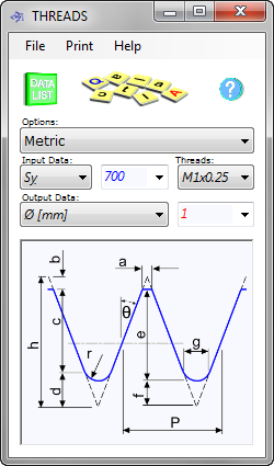 Screw thread strength calculator