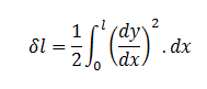 Large deflection beam theory formula